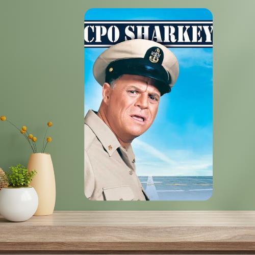 

CPO Sharkey Classic TV Show Metal Poster Sign 20x30cm（7.8x11.8inch）