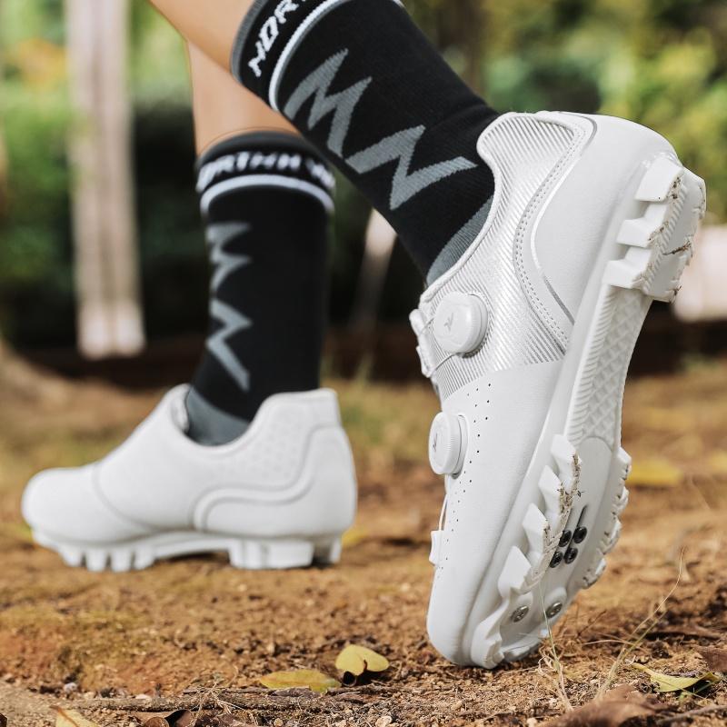 Mtb Cycling Sneaker Cleats Shoes Male Flat Pedal Bicycle Shoe Speed Cycling Shoes Mountain Bike Shoe Racing Lock Footwear Men