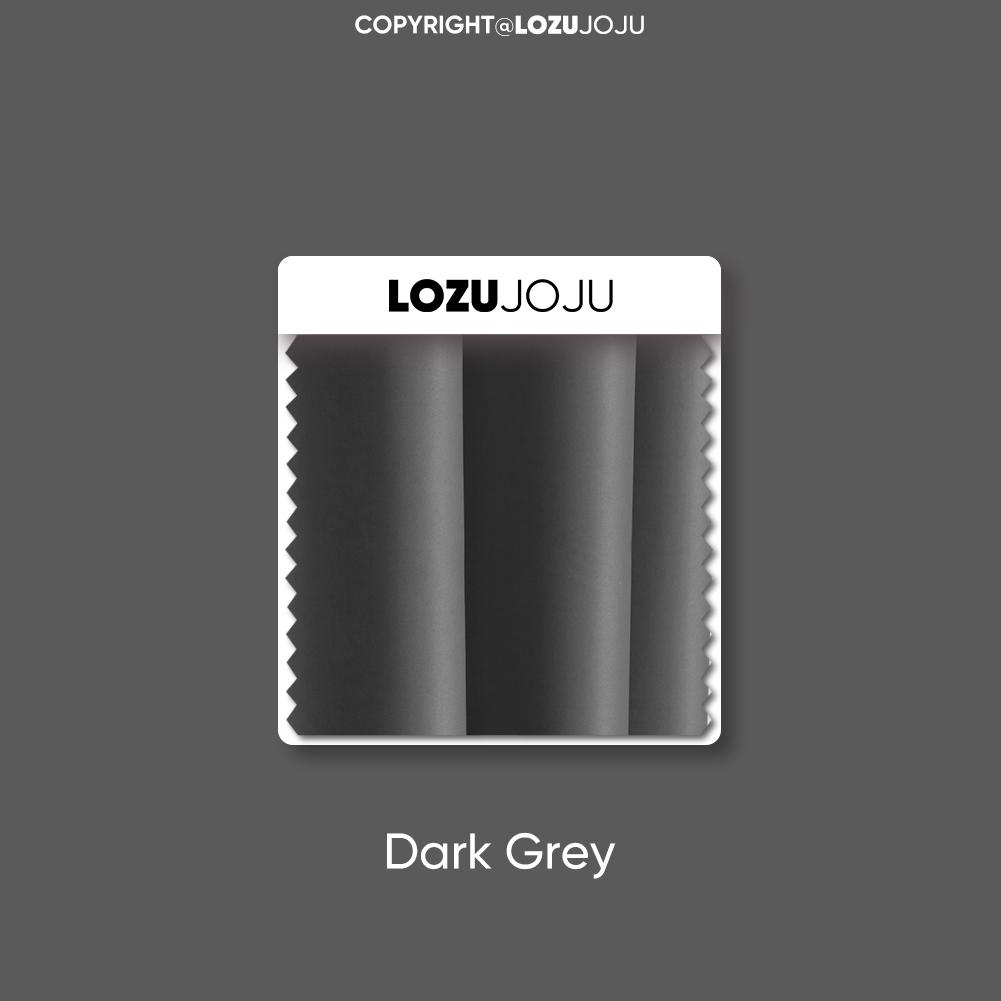 1 Stück LOZUJOJU 70–80 % Verdunkelung, einfarbige Verdunkelungsvorhänge mit gerüschtem Rand für Wohnzimmer, Schlafzimmer, Heimdekoration