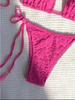 2024 Damen Sexy Träger-Bikini Zweiteiler Badeanzug - Europäischer und Amerikanischer Stil