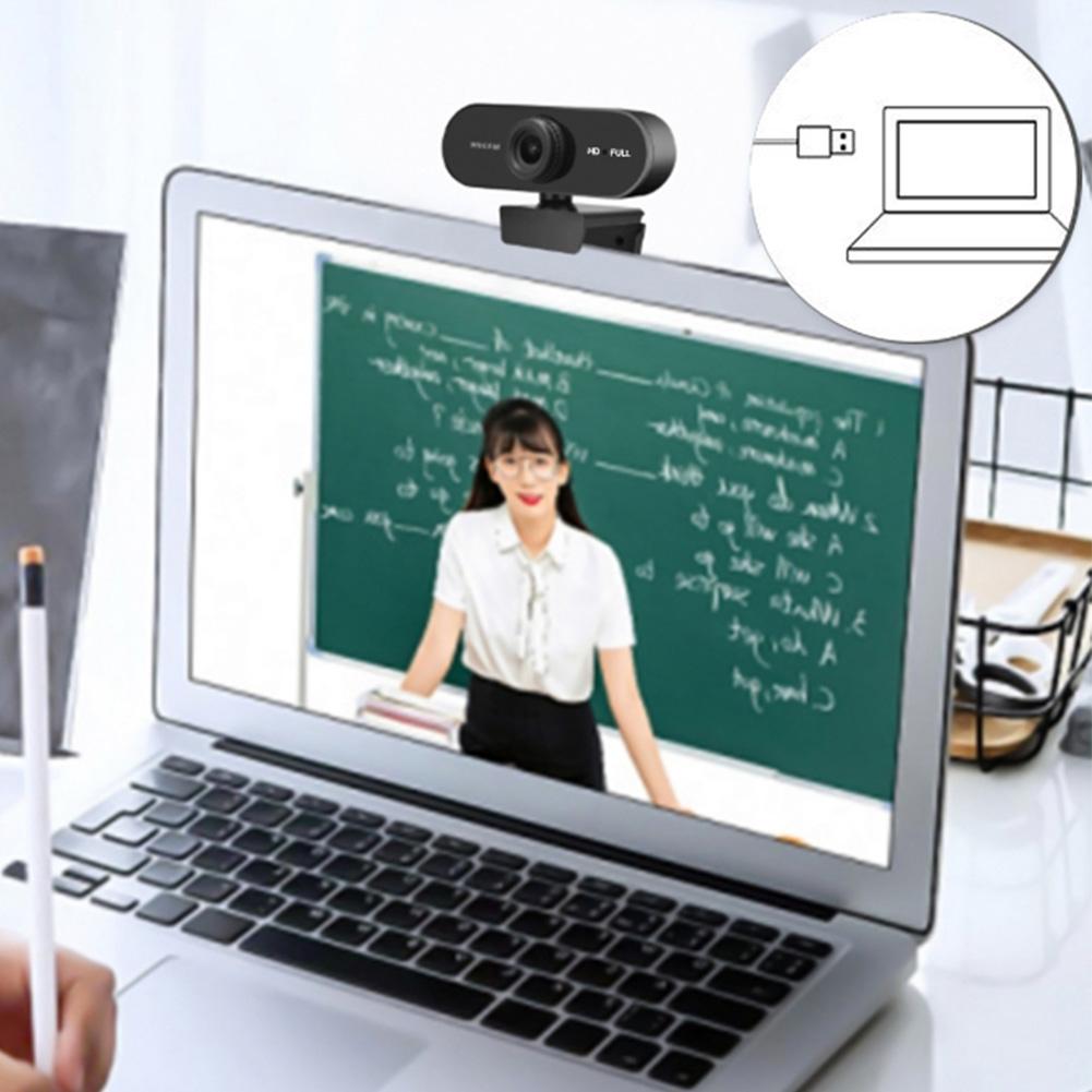 Mini 2K Webcam Autofocus USB HD 1080P/2K Computer Web Camera Plug and Play With Microphone Business Webcam for PC/Laptop Video