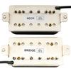 Musiclily Pro Alnico 5 Humbucker PU Set Gold for Electric Black LP-OMHA Open-Type Pickups, Neck/Bridge 7.5K/16K Guitar,