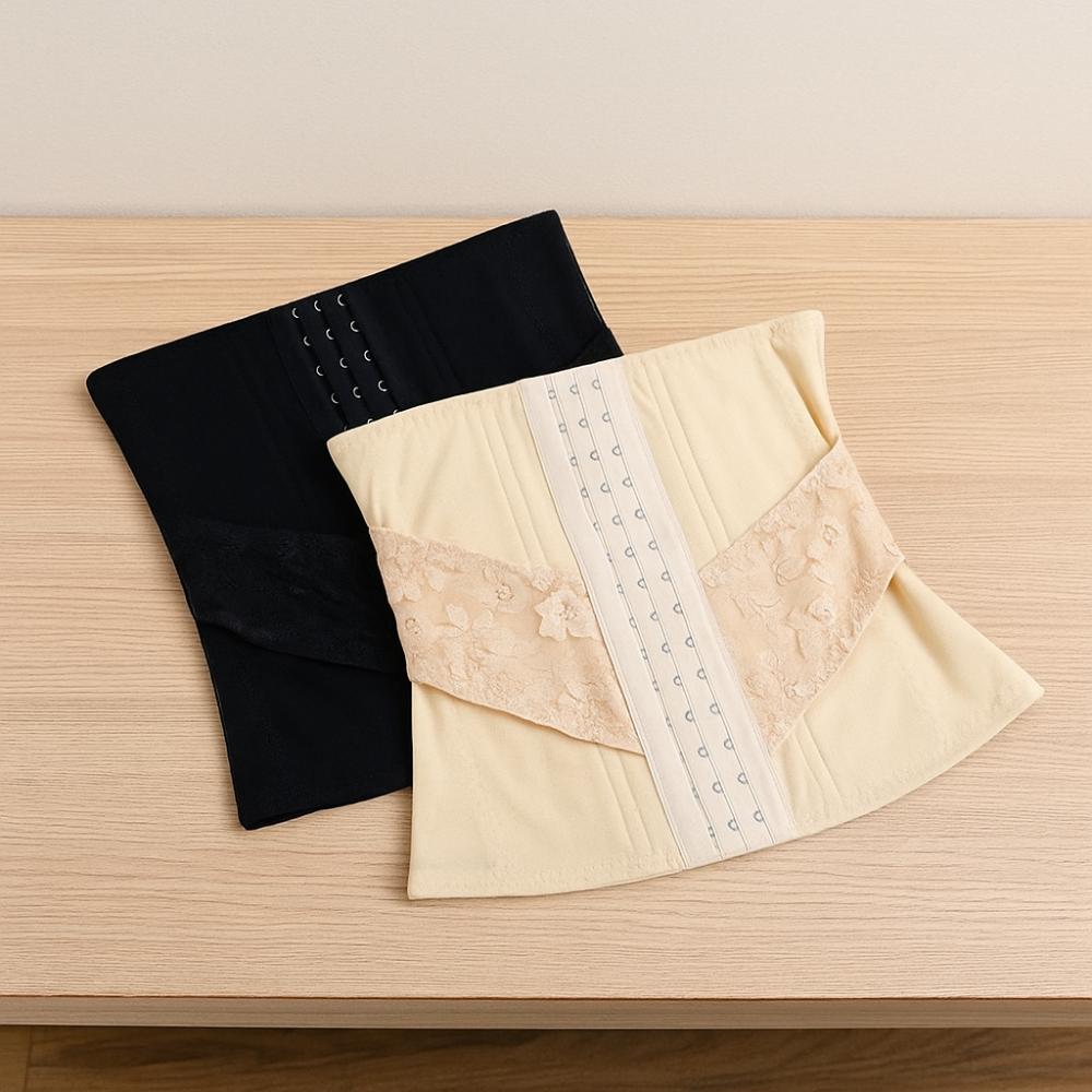 Mesh Flower Tummy Control Shapewear Seamless Girdle Body Shaper Fashion Lace Corset Belt  Summer