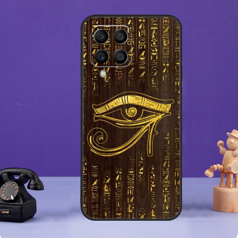 Sacred Eye of Horus Egypt Fresco Case For Samsung Galaxy M34 M13 M53 M51 M31 M11 M14 M54 M12 M32 M52 M16 M36 M56 M15 M35 M55