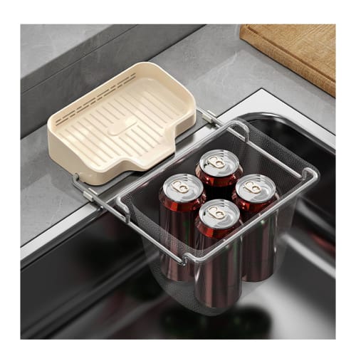 Pokumil: No Need for a Sink Strainer! This Triangular Strainer Features a Strong Load-bearing Capacity, Folds Up, and Saves Space. It Also Includes 50