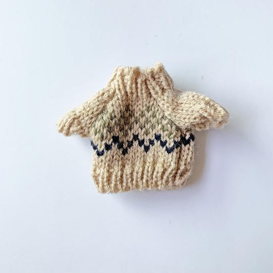 Doll Sweater Free Collocation Cartoon Decorative High Elastic BJD Doll Top Clothes Accessories for Pretend Game