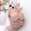 Transparent For iPhone 13 Case Cover Cute Cat Fashion Butterfly Funny Painted Casing A2633 A2482 A2631 A2634 A2635