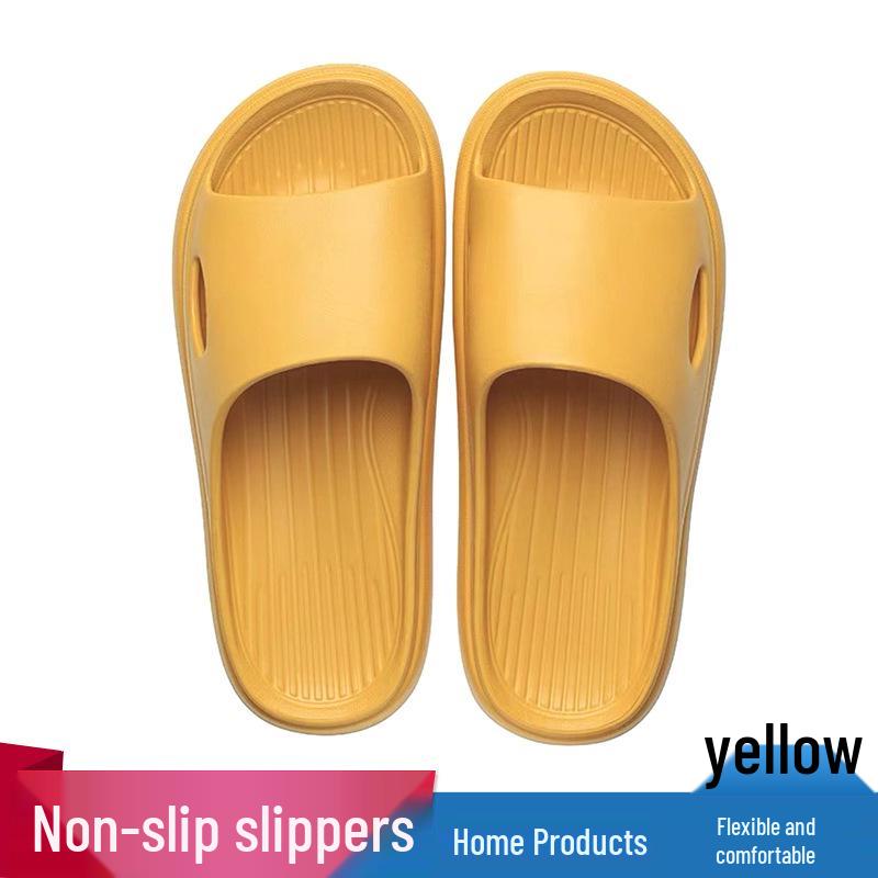 Unisex Odor-Resistant Non-Slip Slippers for Indoor Summer Use - Perfect for Guests and Couples in the Bathroom or Household.