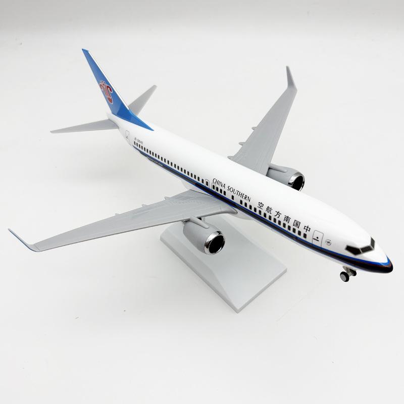 1/240 Scale Plane China Southern Airways 30cm Airplane B737 Resin Miniature Aviation Model With Landing Gear Model Aircraft