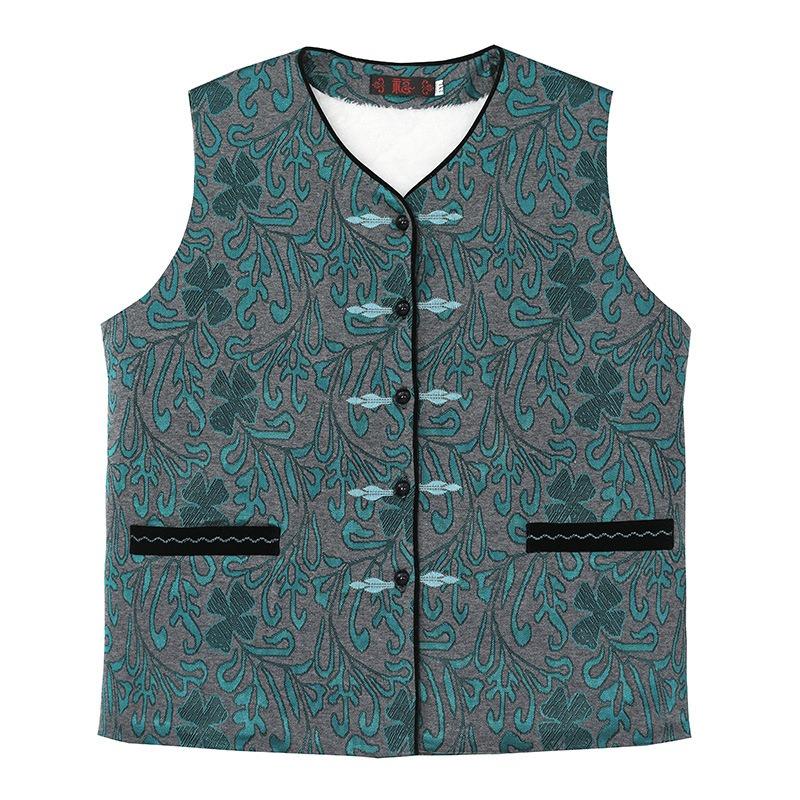 Women's Large Size Vest Autumn and Winter Women's Fleece Vest Winter Vest Thickened Vest