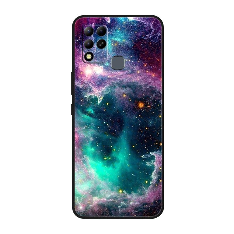 For Infinix Hot 11 G37 4G Case Covers TPU Black Silicone Cover for Infinix Hot11 G37 Protective X689F Soft G 37 Black Shells