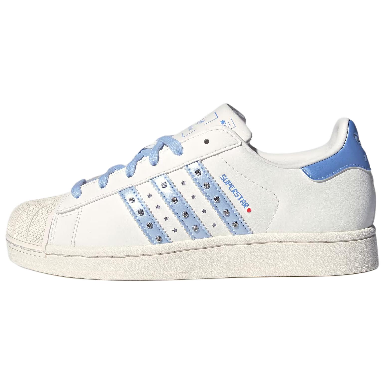 

Adidas Оригинальные кожаные кроссовки Superstar 2 Classic Прочные низкие кроссовки Женские кроссовки Белые JR4506 36⅔