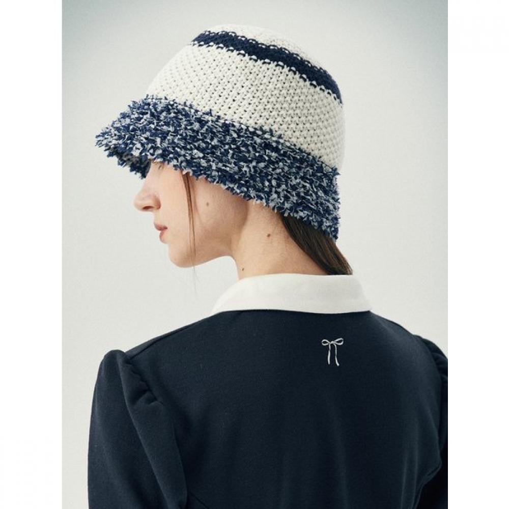 Allincomplete Breeze Knit Bucket Hat Cream