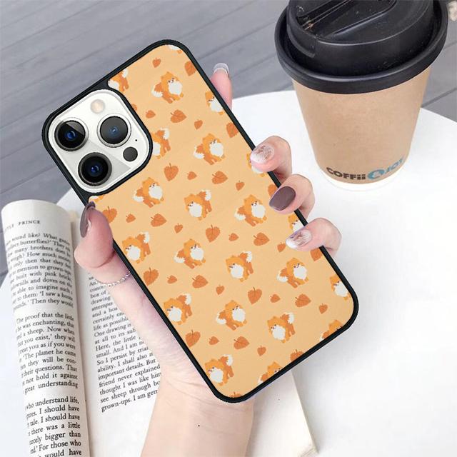 Cartoon Pomeranian Dog Phone Case Cover For iPhone 17 Air 16 15 14 Plus For Apple 16 11 12 13 Pro Max Coque