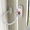 Set Window Door Cable Restrictor Ventilator Baby Kids Child Safety Security Chain Lock Kits Stainless Steel