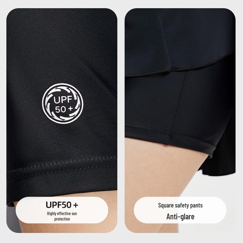 ANTA Women's Slimming Split Skirt Swimsuit