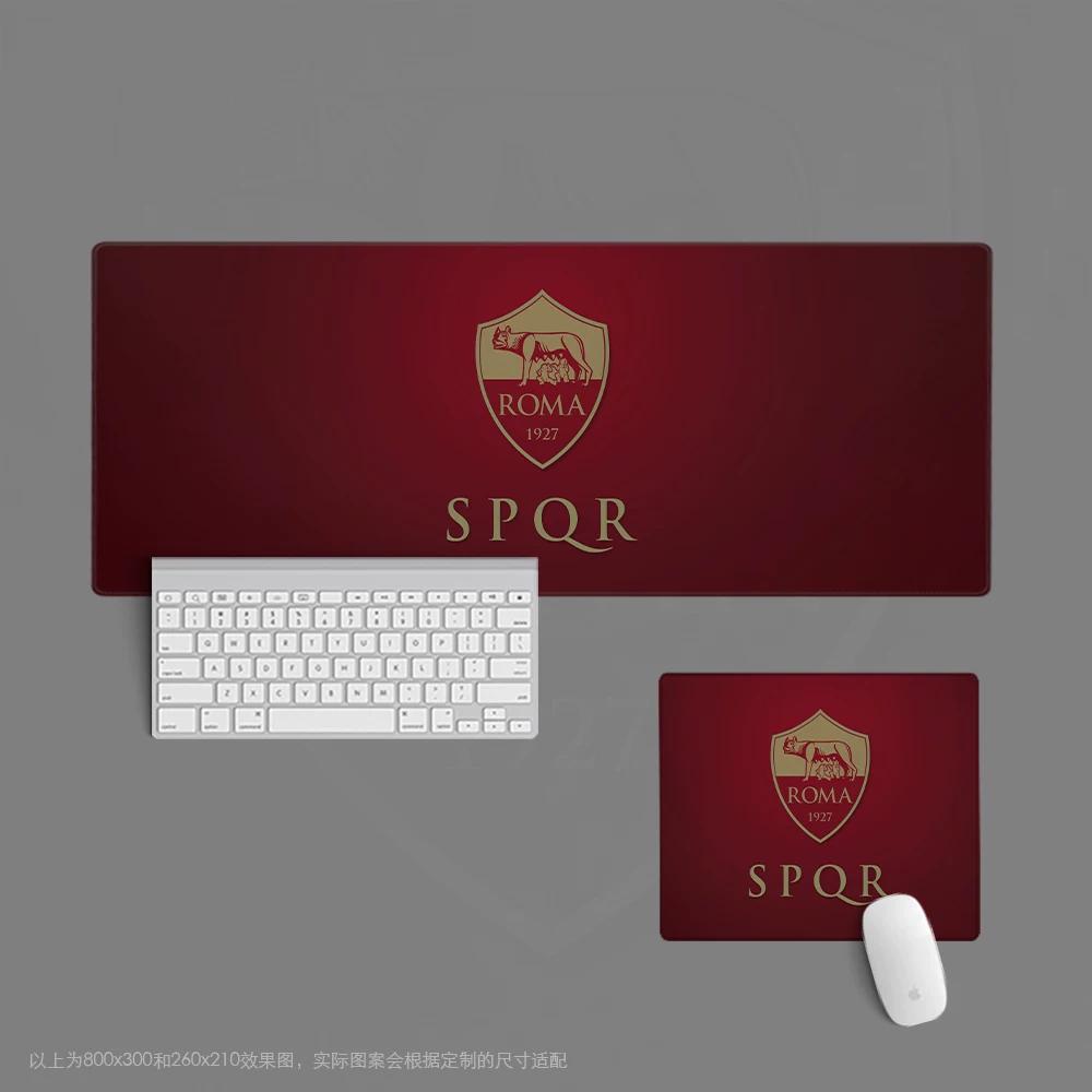 New Creative Extra Large Leather Non-slip Stain Resistant Mouse Pad Office Keyboard Table Football Fan Supplies Student Gift Roma Totti Periphery