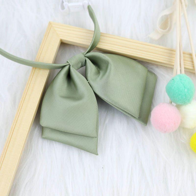 School Uniform Collar Flower With Satin Ribbon For Girls And Teens