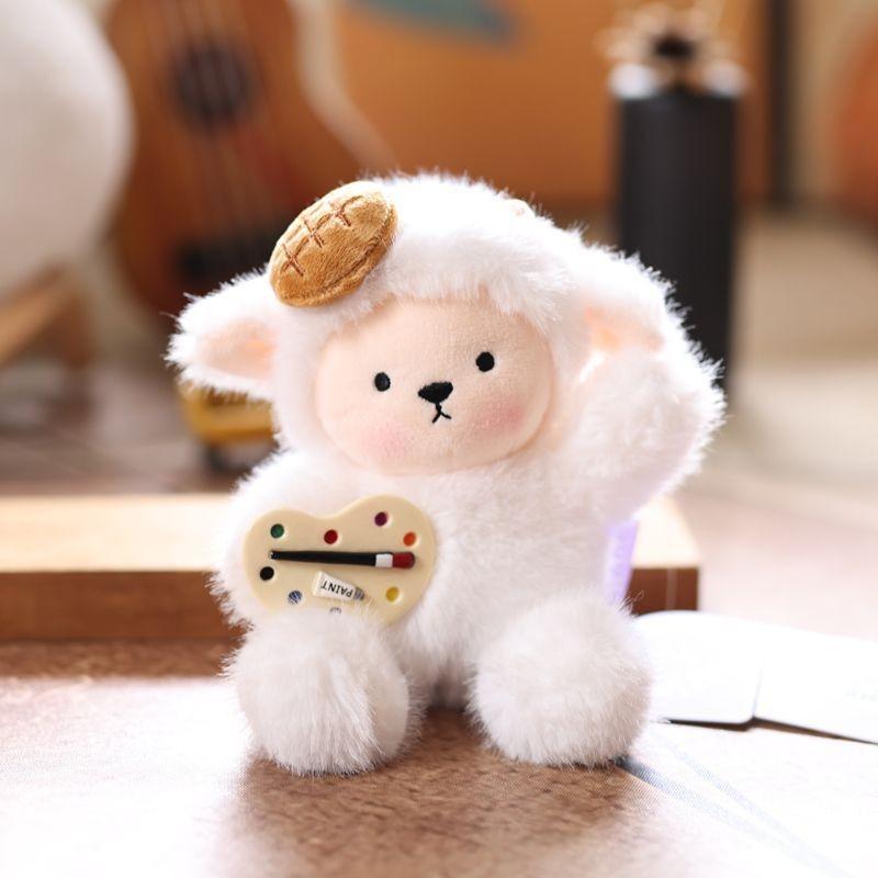 Cute Animal Plush Toy For Bags And Car Accessories With Short Plush Fabric
