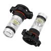 LED Fog Light Bulbs 12-24V 100W 6000K White Car Bright for 2015-2018