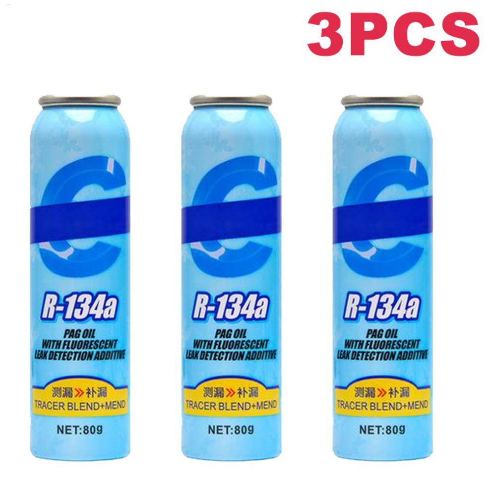 R134a Refrigerant Leak Repair Agent Strong Car Air Conditioner Oil Fluorescent Detection Repair Agent Plugging Agent Leak R 134a