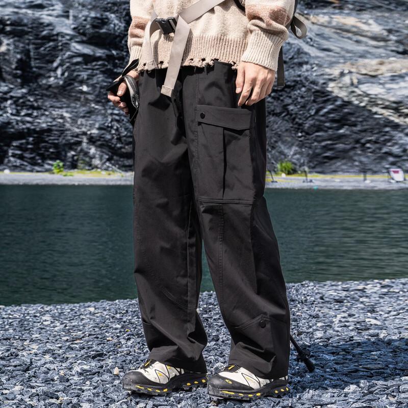 AOGZ Trendy Big Pocket Cargo Pants XL