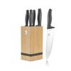 Berlinger Haus Bh-2968 Anthracite Knife Set In Bamboo Block