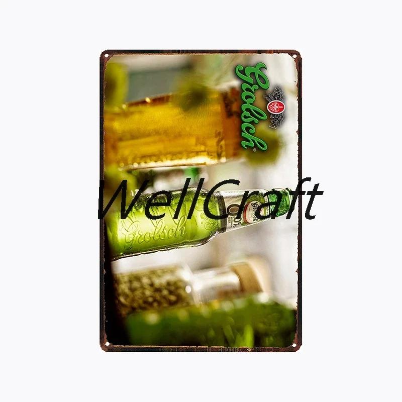 [ WellCraft ] Grolsch Metal Tin sign Vintage Wall Plaque Decor WX-51-1 room decor  vintage decor  home decor  wall decor