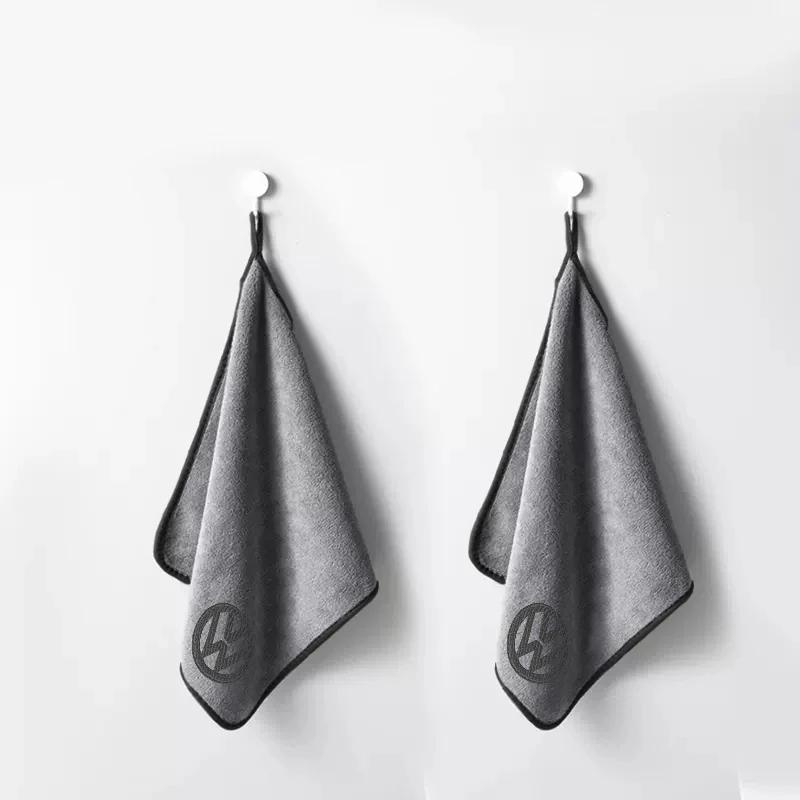 For VOLKSWAGEN VW Car Wash Microfiber Towel Auto Cleaning Drying Rag Cloth For Volkswagen VW Golf 5 6 Polo Passat Tiguan Touran