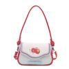 Cute pink apple niche women's bag new underarm shoulder bag portable niche women's bag commuter small square bag