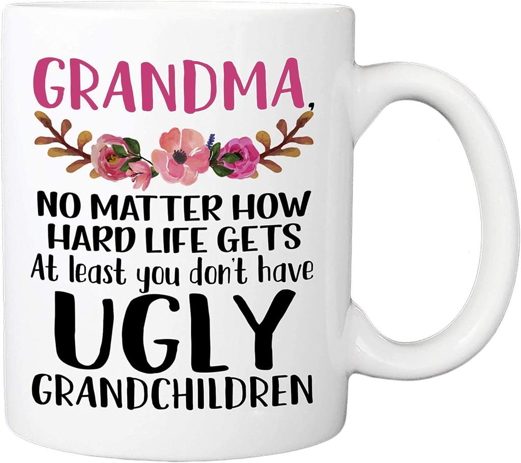 Mom Ugly Children Mother'S Day Thanksgiving Ceramic Coffee Mark Cup Grandma Tea Cup Mum