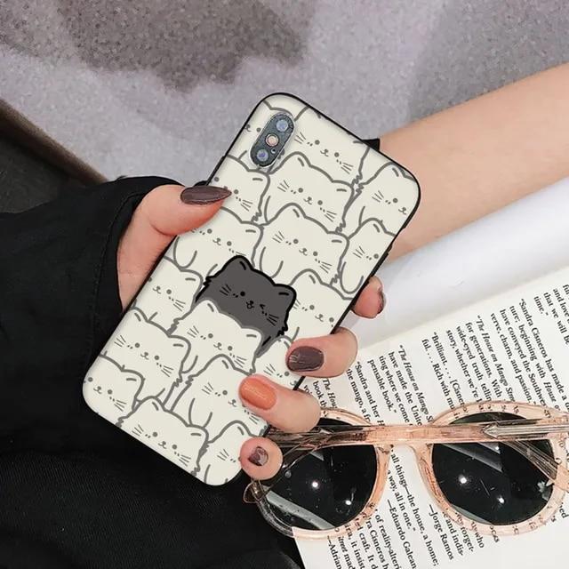 Прекрасный мягкий анимационный модный телефон для Iphone Plus XS 8 13 XR Mini 14X7 6 Pro 6s 11 12 Max силиконовый чехол из ТПУ