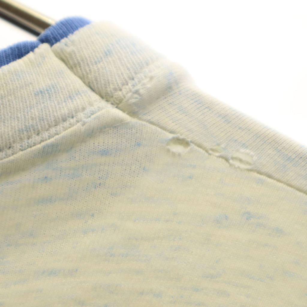 ALORE 90s Made in USA Old Five-quarter sleeve T-shirt XL Ivory Men's Used