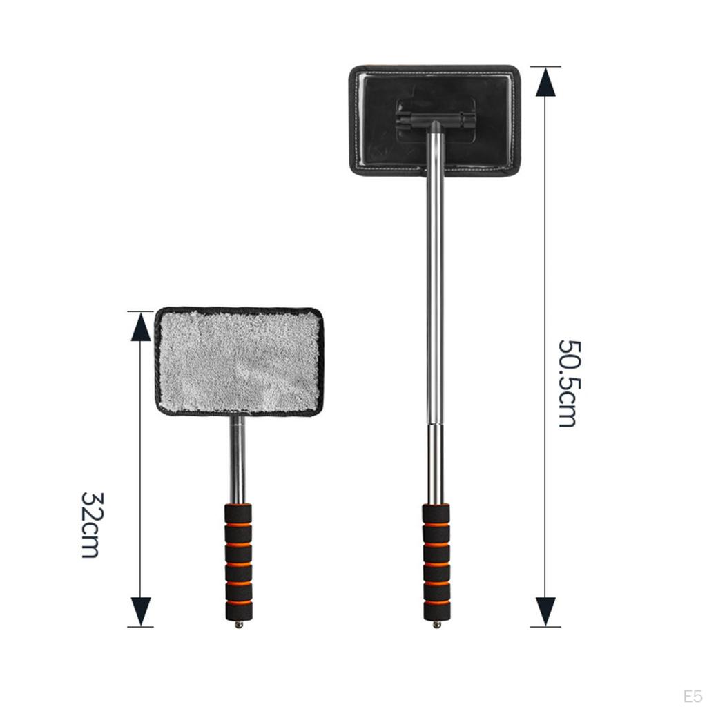 Car Wash Brush Windshield Cleaning Tool Adjustable Universal Defogging for Home Auto Truck