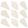 9Pcs Unfinished Wood Christmas Trees DIY Decor Craft Set Eco Friendly Wooden Ornaments for Children Handmade Art Projects Xmas