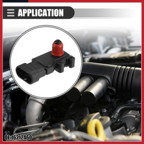 MAP Manifold Air Pressure Sensor for Chevrolet Cavalier 2.2L Plastic No.16212460