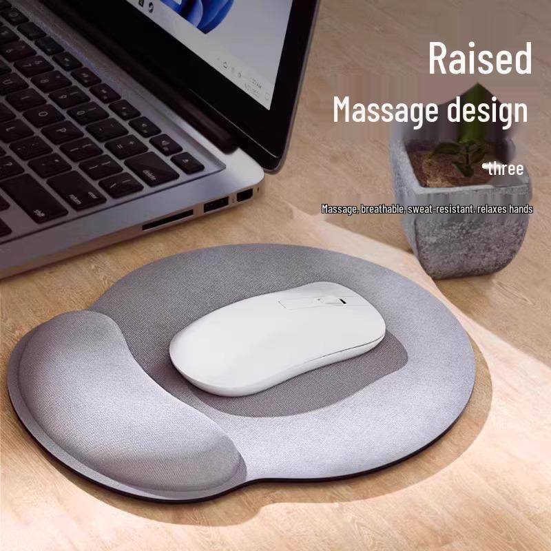 3D Gel Mouse Pad with Non-Slip Memory Foam Wrist Rest for Office & Gaming