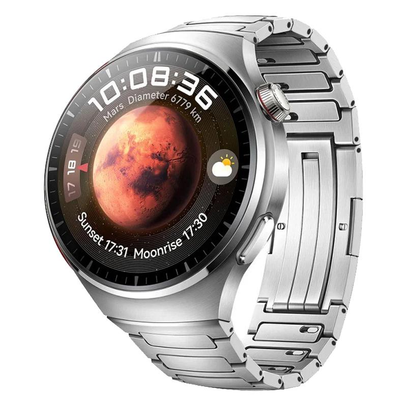 

For Huawei Watch 4 Titanium Alloy Watch Strap Detachable Link Wrist Band Black