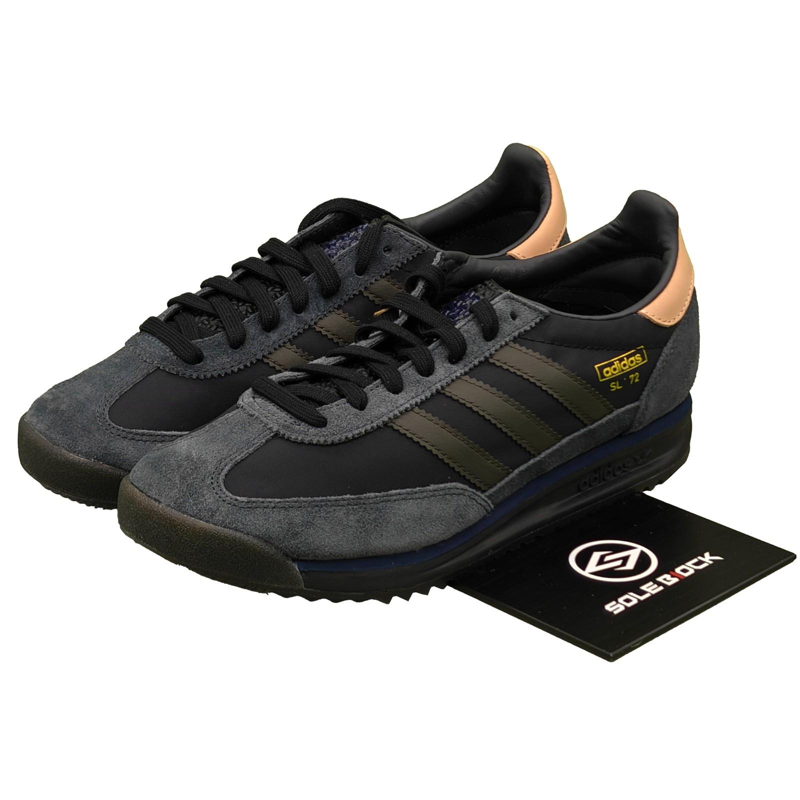 adidas Originals SL 72 RS Core Black Shadow Olive Night Indigo IG4646 Men s Size 35.5
