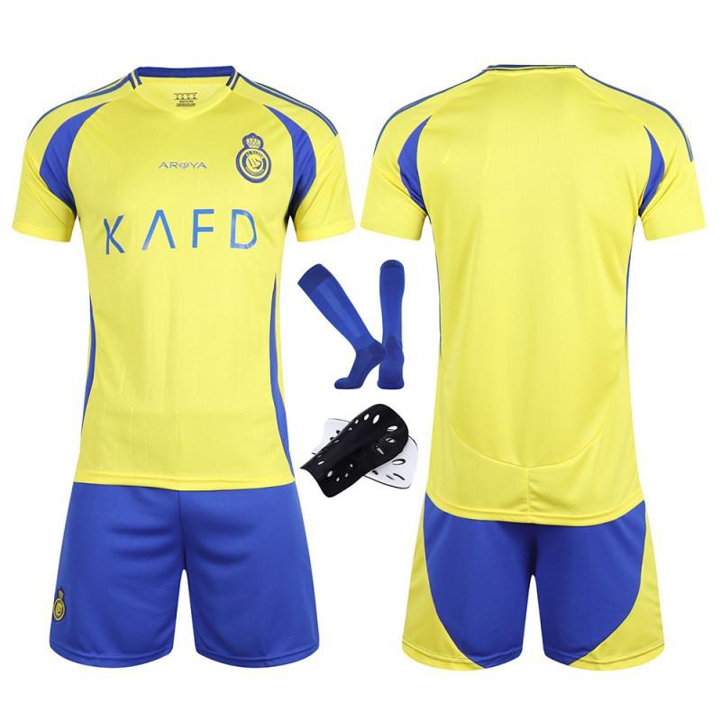 2425 Riad Victory Trikot Nr.. 7 C Ronaldo 10 Manet Erwachsenen Kinder Herren Damen Fußball-Trikotset Neue Ausgabe