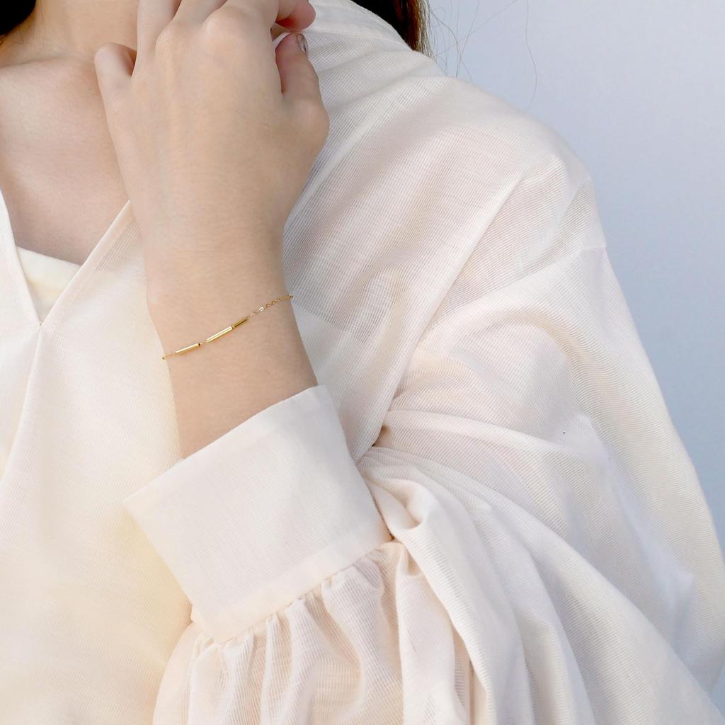 Vendome Silver 925 Gold Color Bracelet GS8B0107LSSI [Official] [V.A. Aoyama]