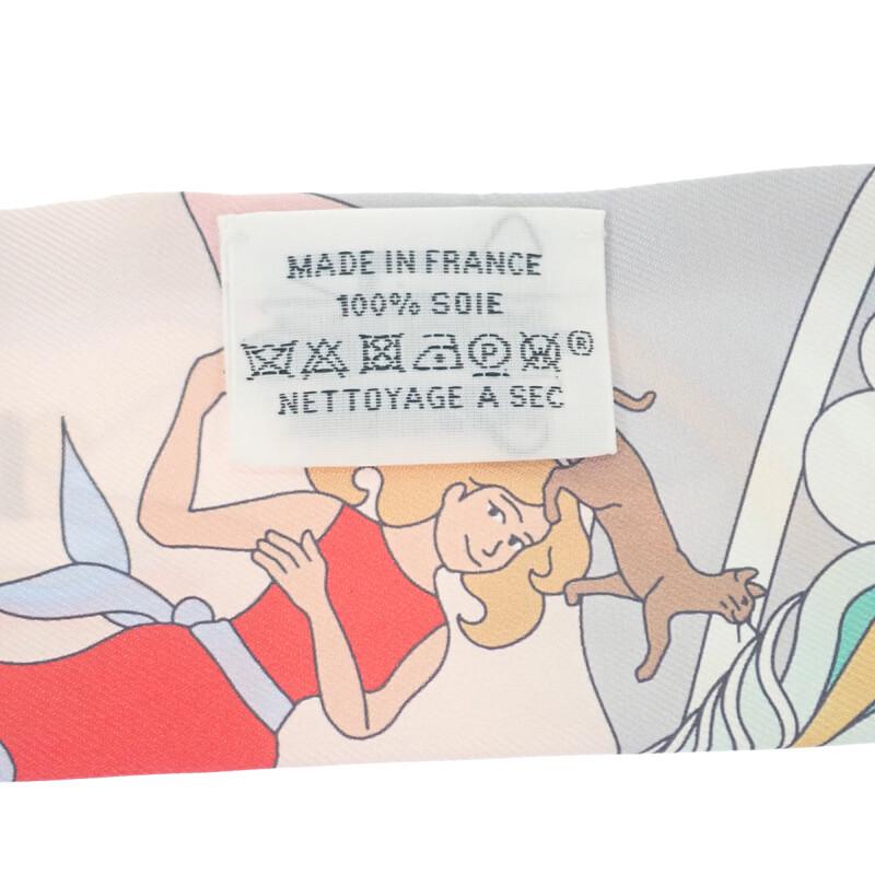 HERMES   scarf Multi/gray silk Women
