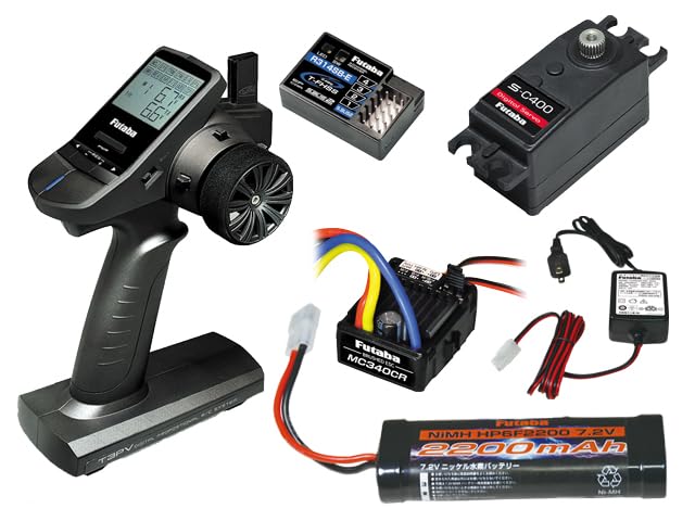 

Futaba Denshi 3PV-314SBE-C400/340CR-F24J1DH Car Radio Control Kit 00008749-3