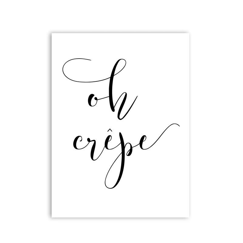 

Французский принт приятного аппетита, кухонный настенный декор, подарок на новоселье, кухонная утварь, настенные художественные фотографии, холст, живопись для столовой 21cm×30cm NoFrame