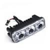 3 LED Daytime Running Light Waterproof IP67 Car Motorcycle DRL Constant/Flash