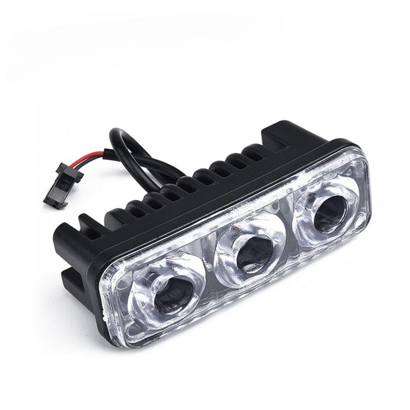 3 LED Daytime Running Light Waterproof IP67 Car Motorcycle DRL Constant/Flash