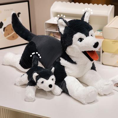 Cute Husky Doll Plush Toy Puppy Dog Doll Children's Company Soothing Pillow Muppet Doll