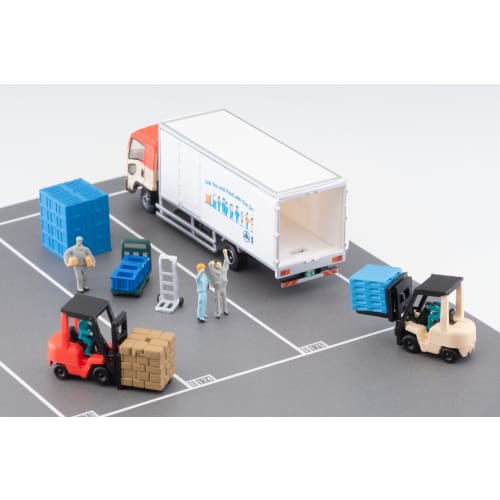 Tomytec The Truck Collection Truck Collection Logistics Site Truck Set B Kyusobin