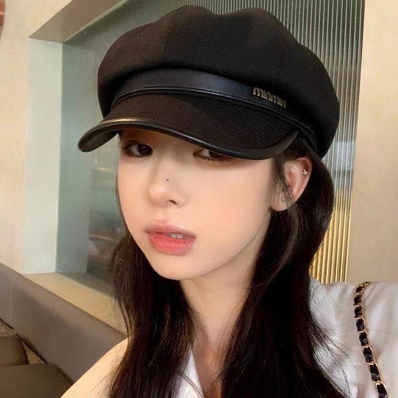 Autumn And Winter British Retro Newsboy Painter Hat Duckbill Beret Octagonal Hat