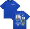 Rapper Kg970 Music Album Tour Graphic T-shirts for Men Harajuku Fashion Trend T Shirt Male Summer O-Neck Loose Oversized T-shirt